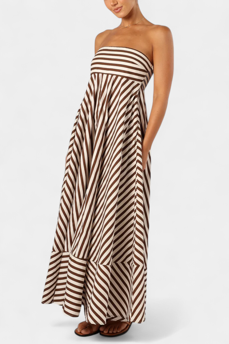 Rosa Transformable Ruched Dress with Nighttime Charm