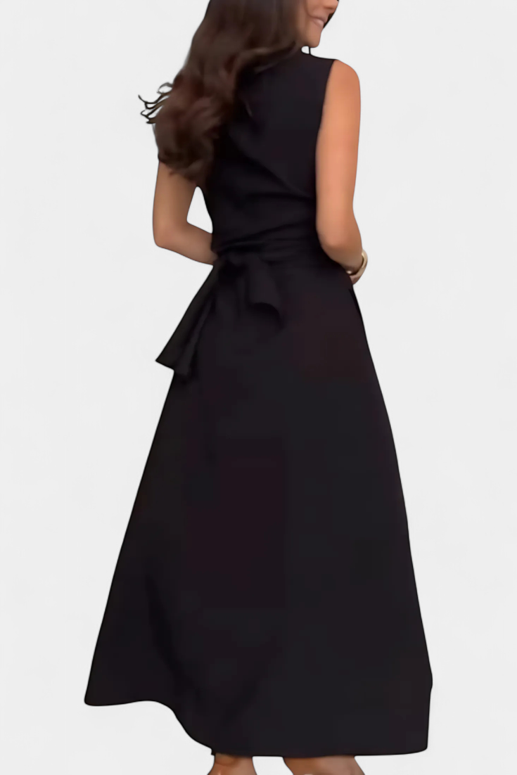 Meryl Shirt Dress with Buttons and Adjustable Belt