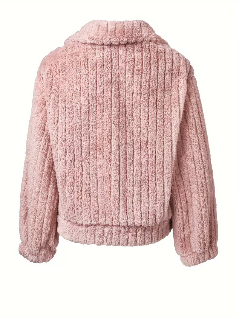 Amira - Ribbed Fleece Sherpa