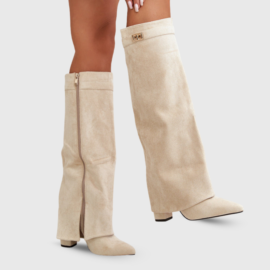 Tall Boots with an Elegant Design