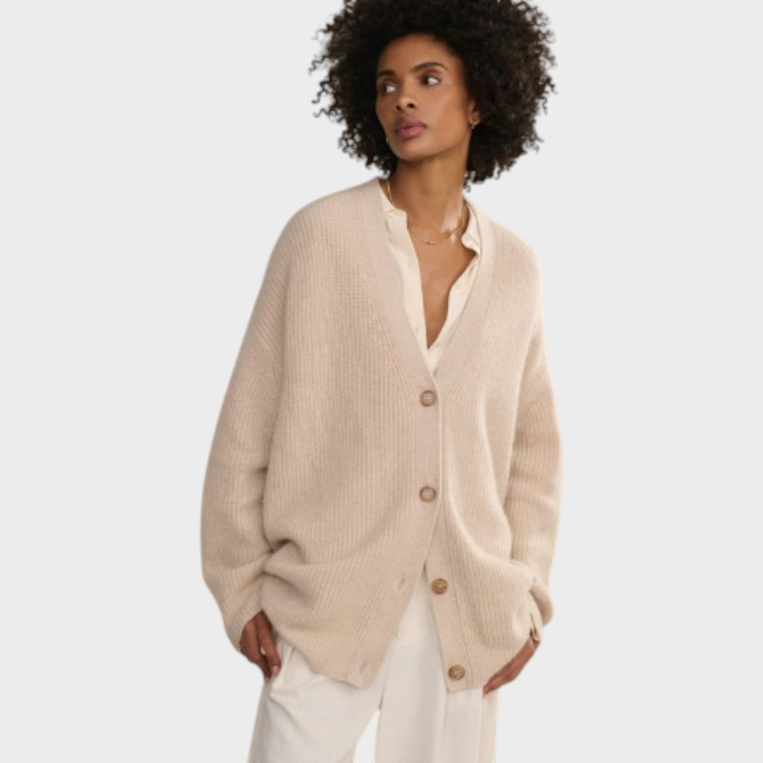 Maureen | Cocoon cashmere cardigan