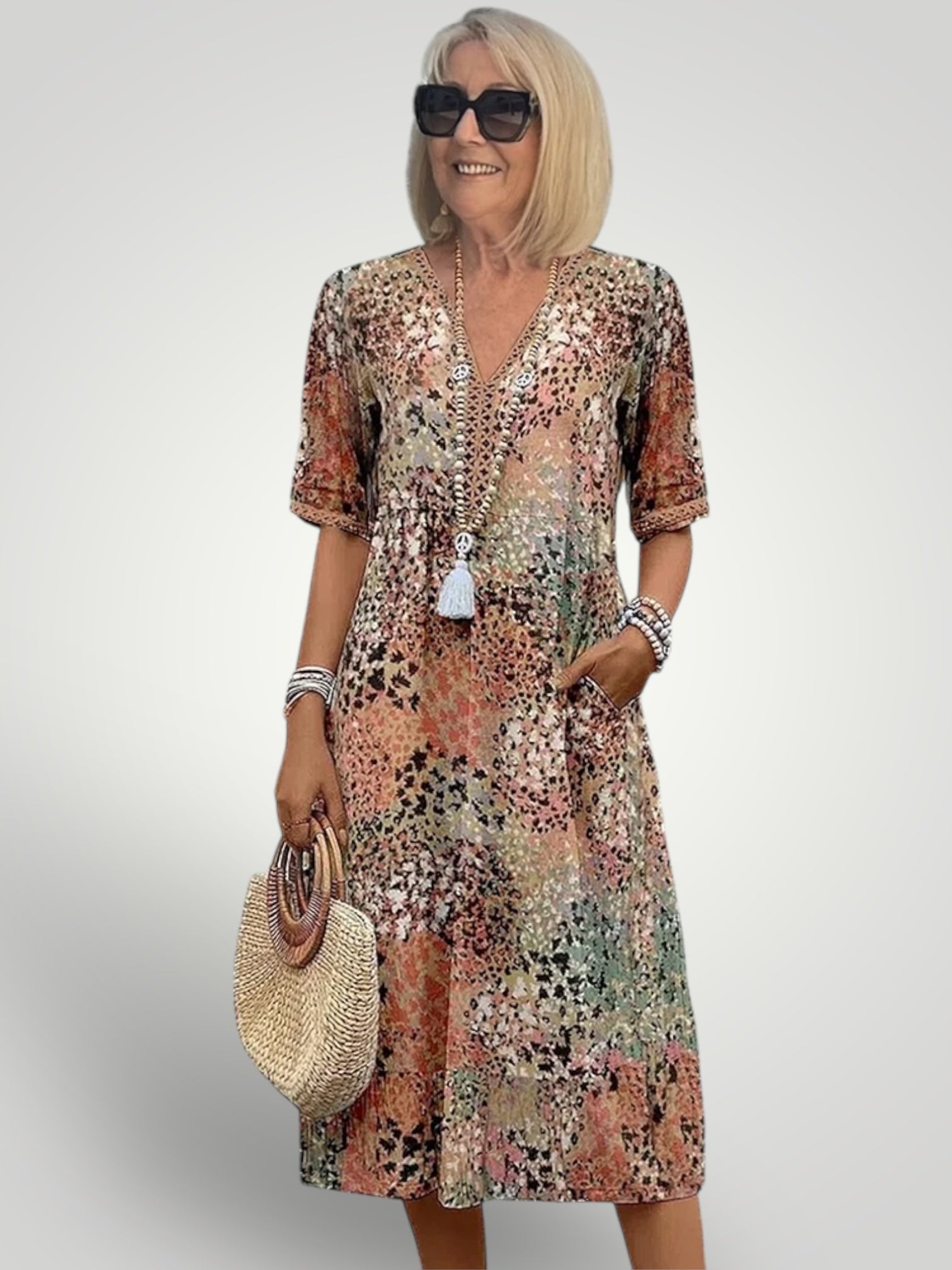 Hillary | Živé šaty střední délky