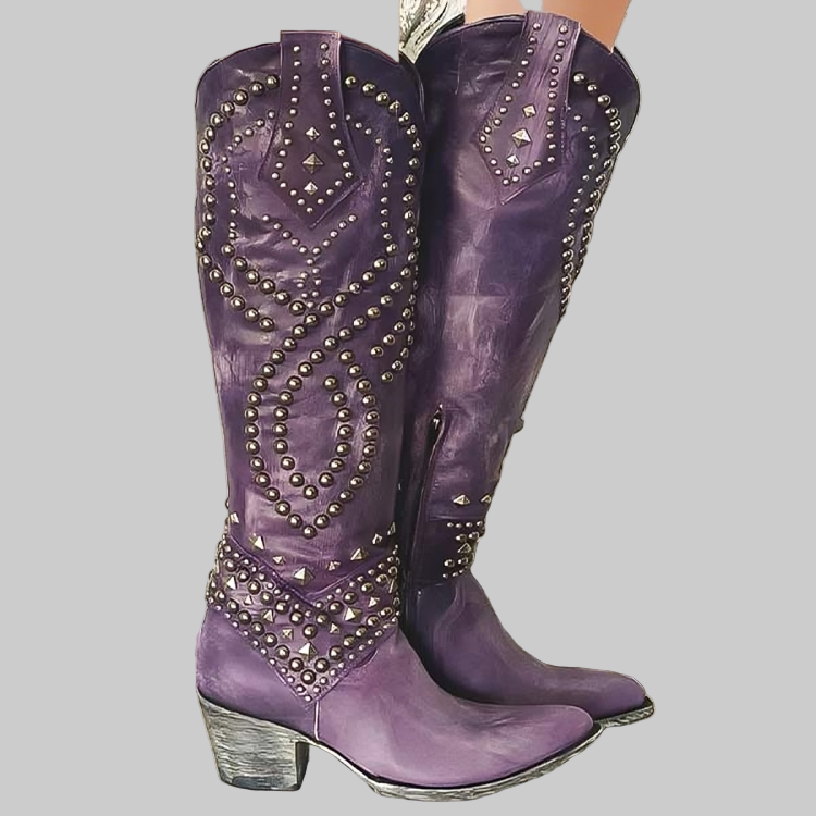 Monroe |knee-high western boots