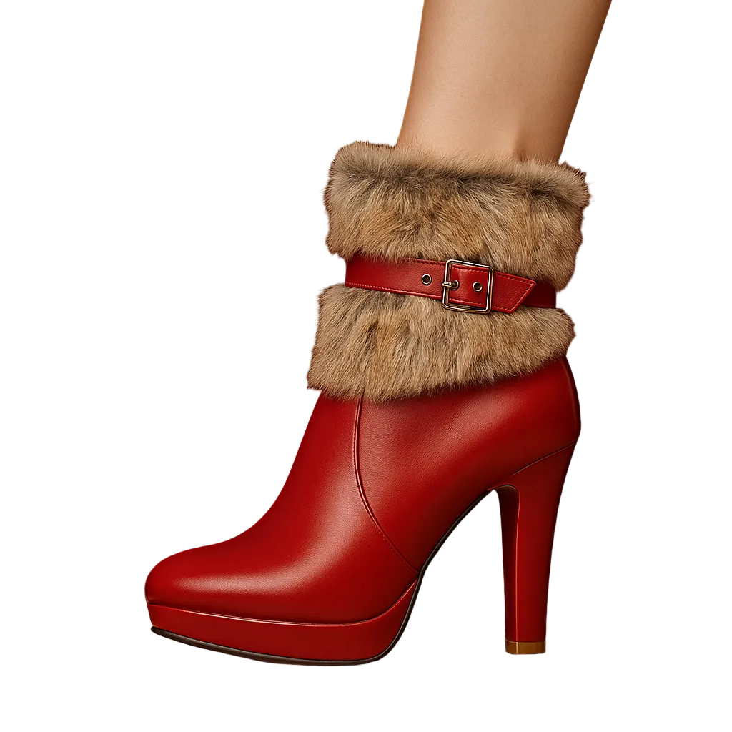 Carmen - Faux Fur Boots