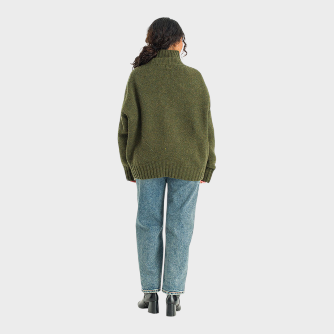 Baylee | Relaxed fit soft knit, Forest