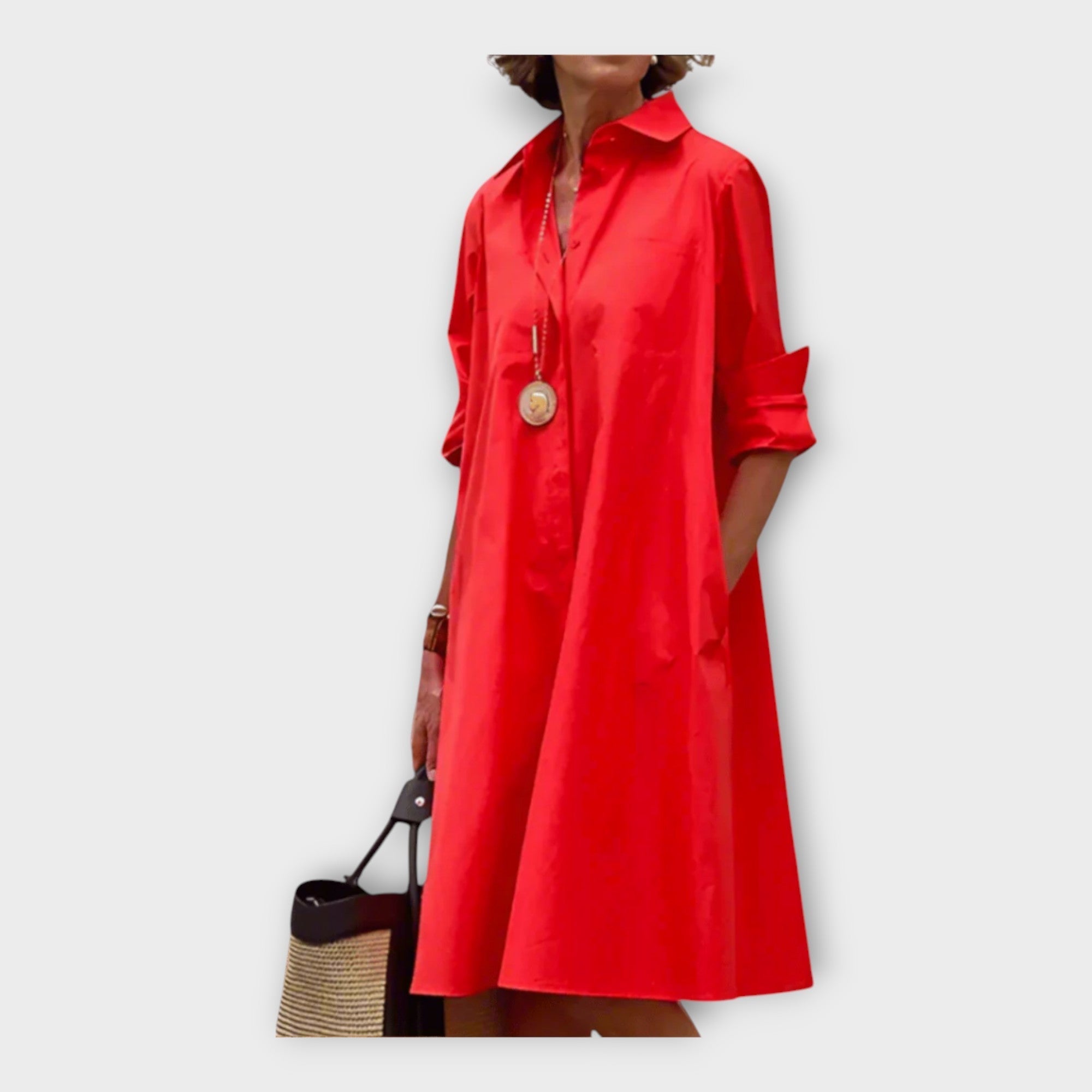 Elegantní polo šaty z prémiové látky