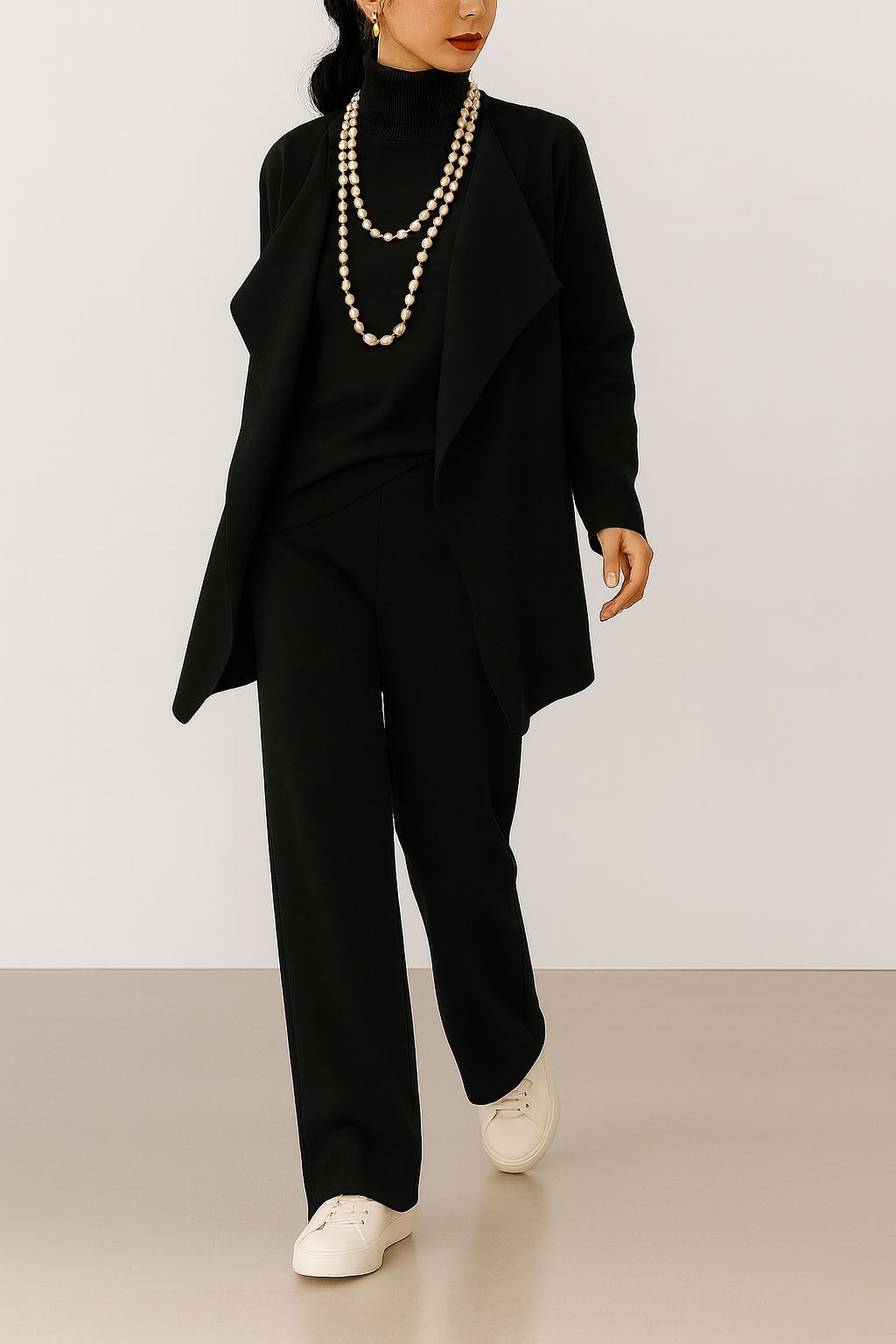 Melina | Cardigan, Knitwear & Pants Set "PARIS"