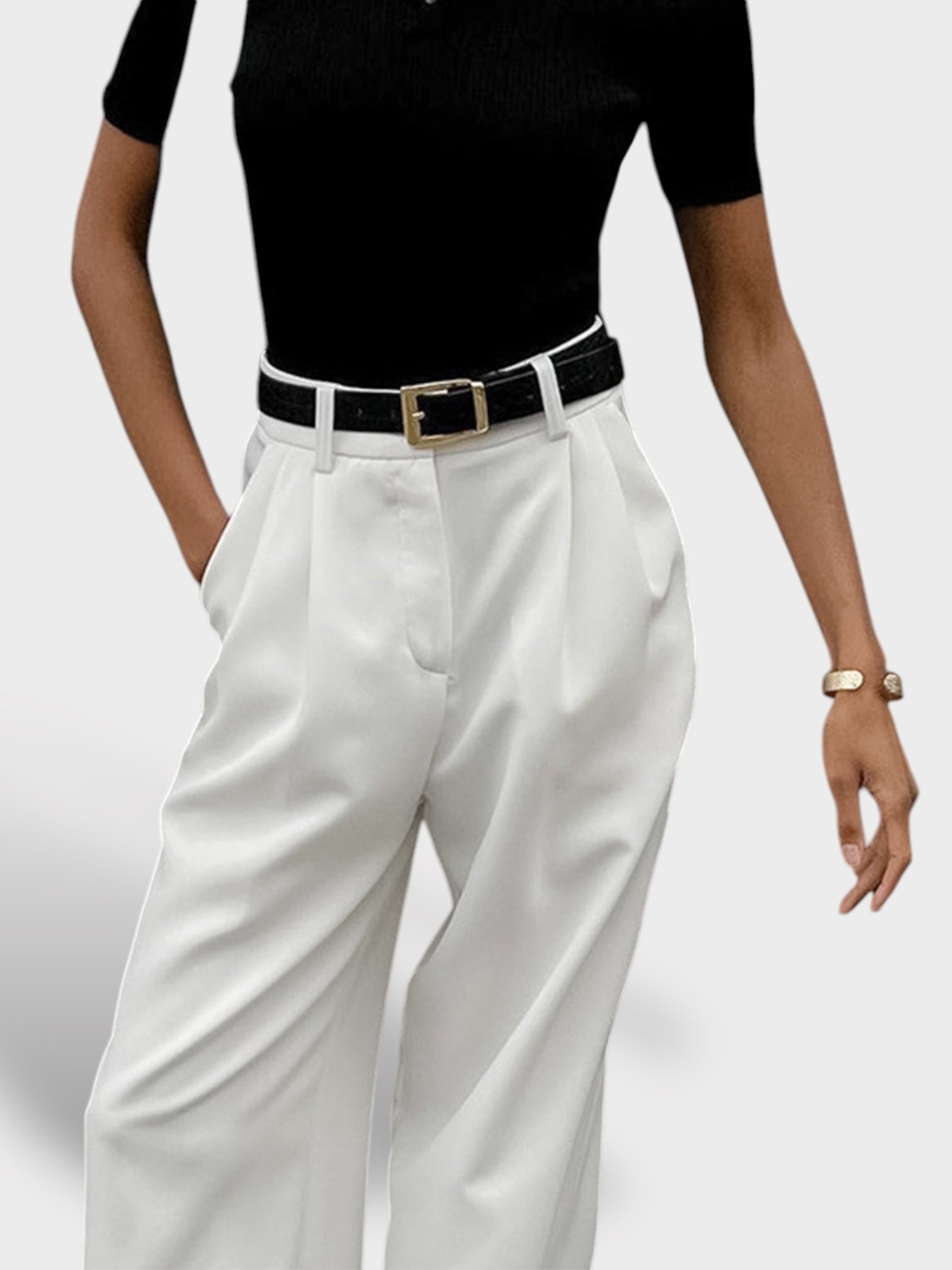 Iris | Solid Wide Leg Pants