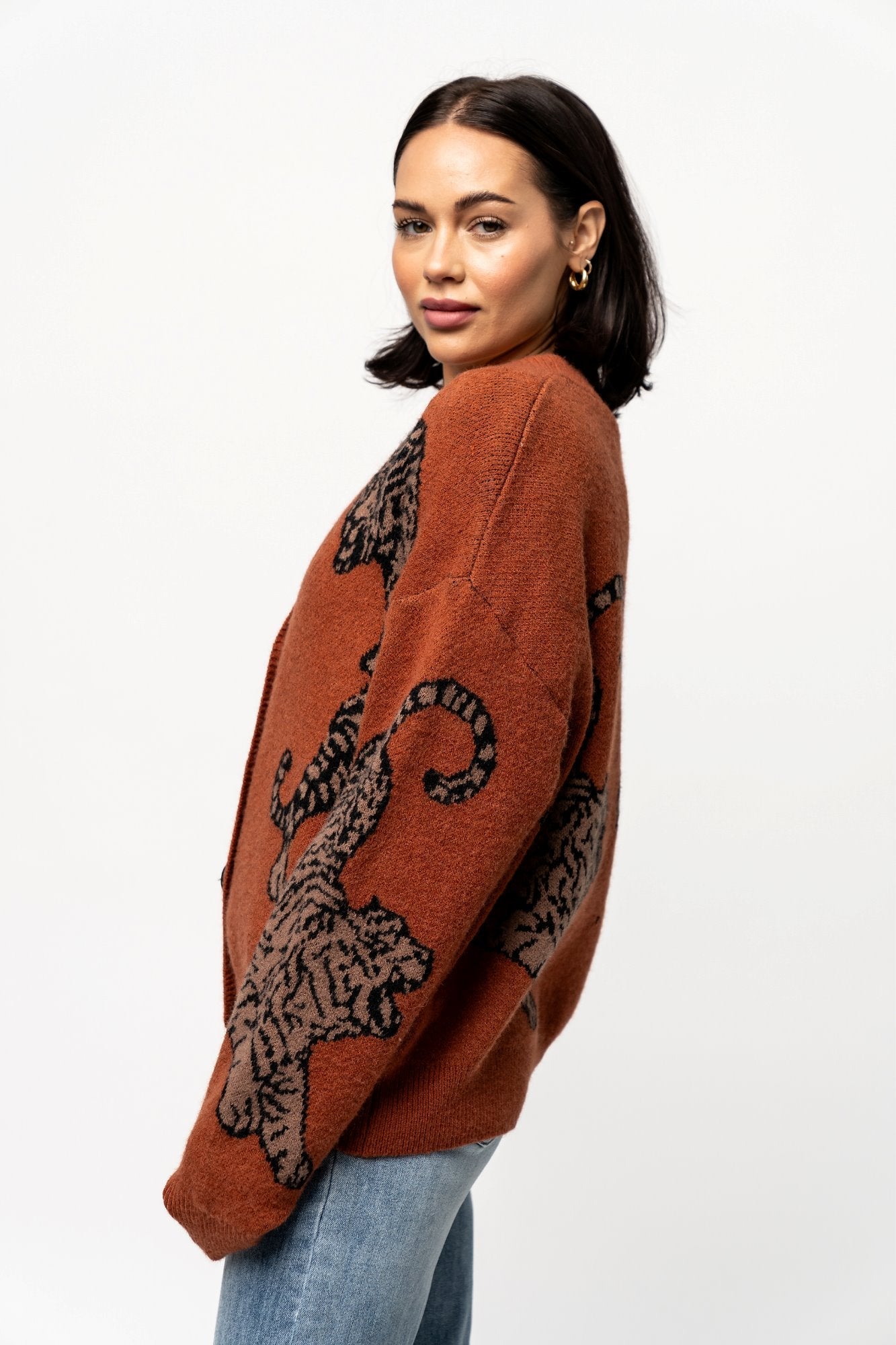 Wanda | Tigress Sweater in Rust