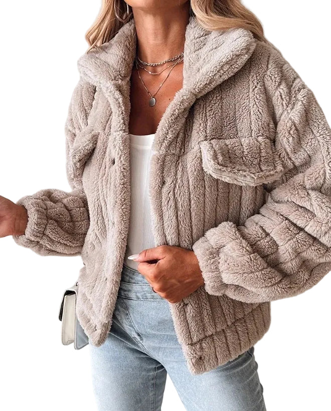 Amira - Ribbed Fleece Sherpa