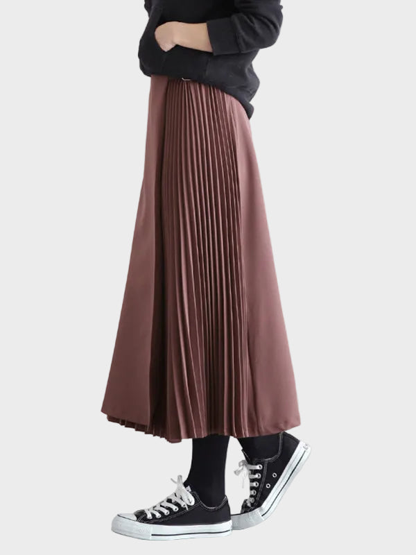 Giana | Graceful A-Line Pleated Skirt
