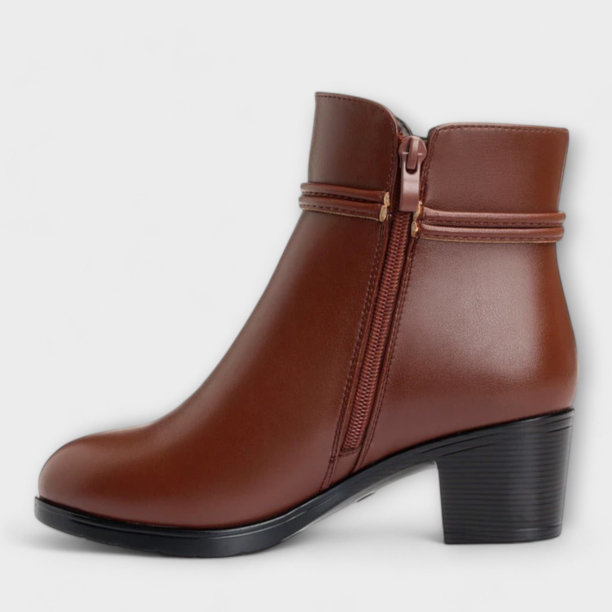 Frederica - Stylish winter boots with zipper