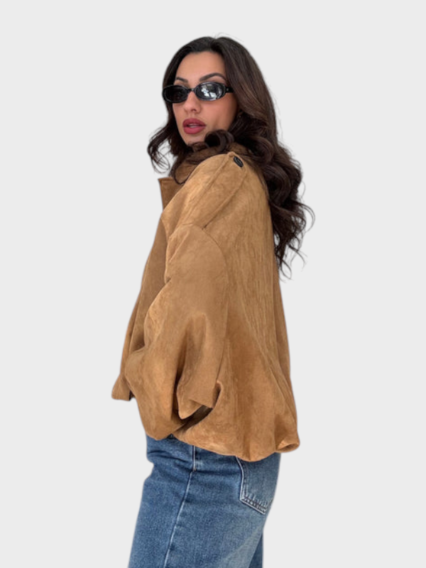 Vita | Suede bomber jacket