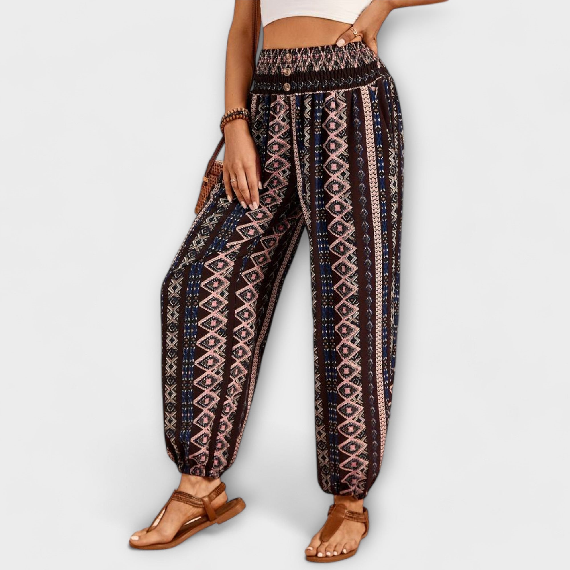 Folklore Pattern Pants