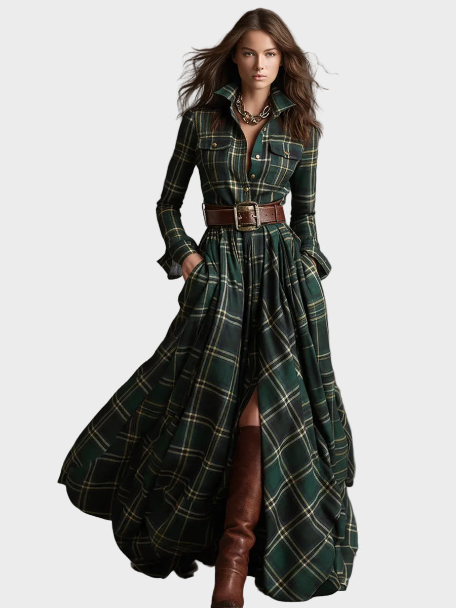 Scarlett | Belted Shirt Dress