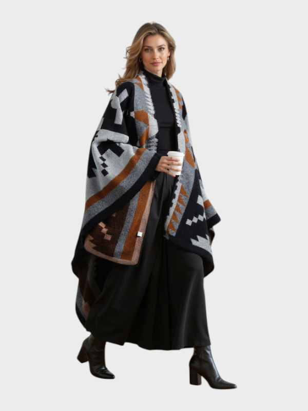 Nikita | Cozvia BreezeWrap Windproof Crochet Shawl