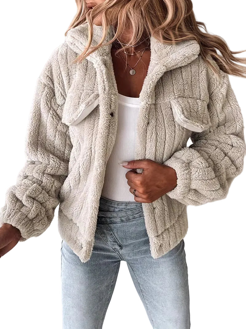 Amira - Ribbed Fleece Sherpa