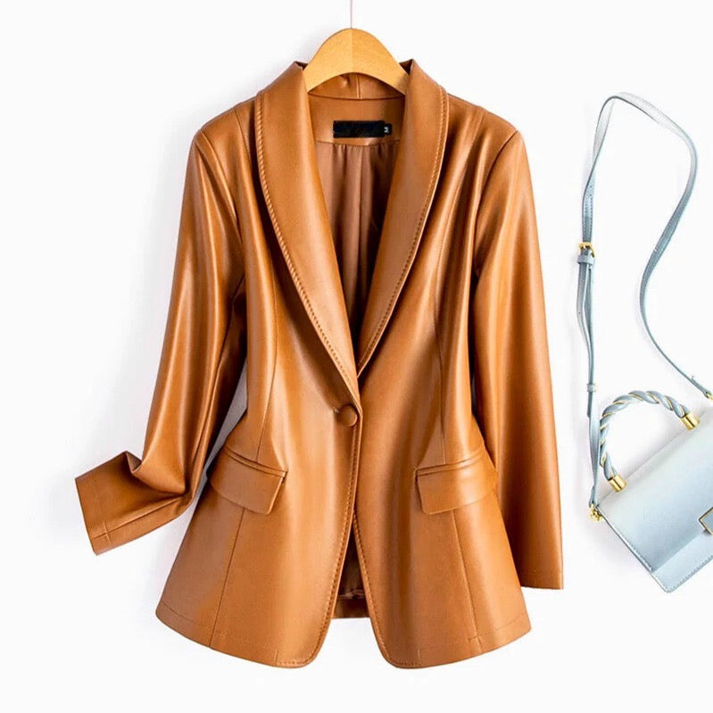 Riviera Leather Blazer