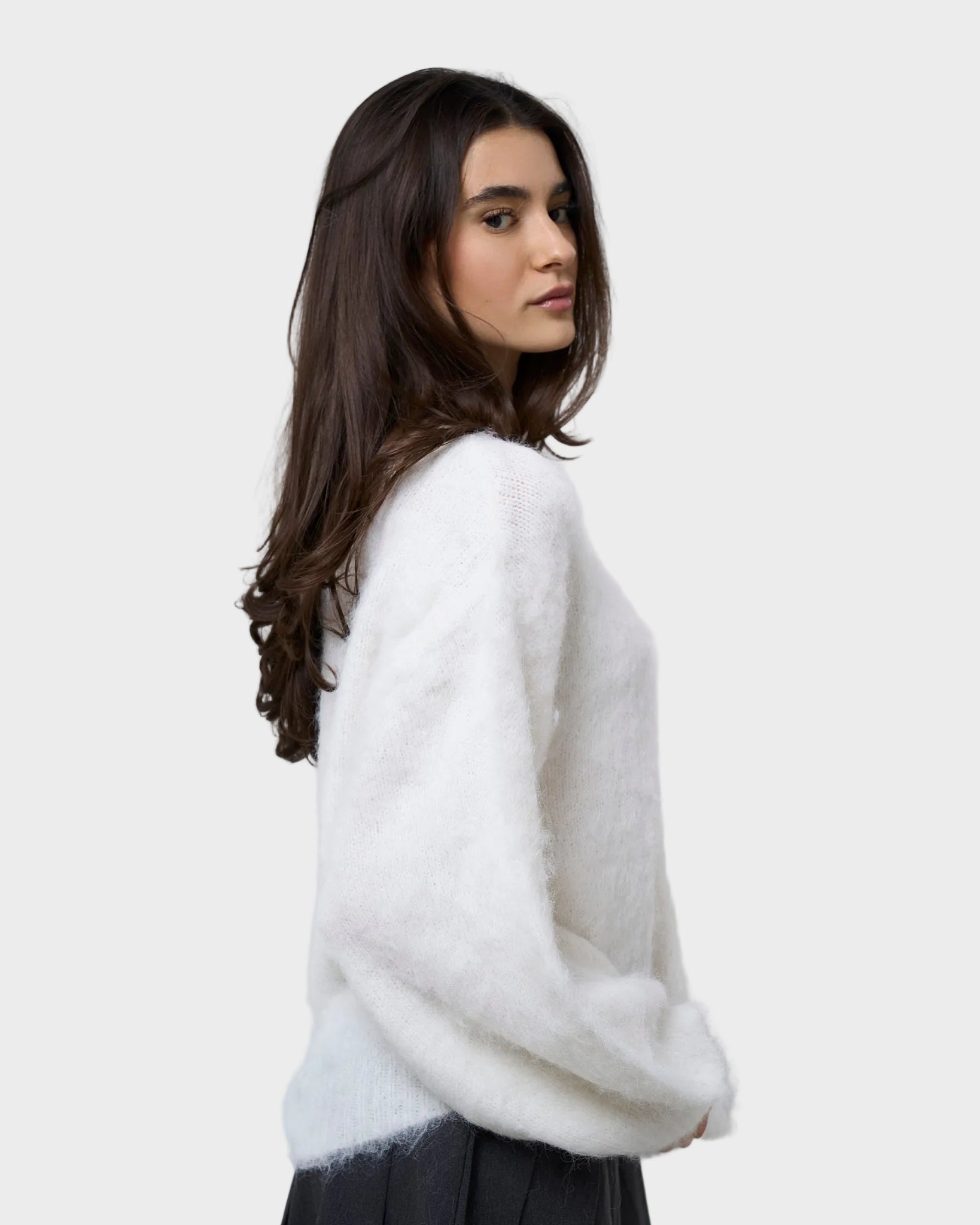 Adalisa Knit Sweater - White