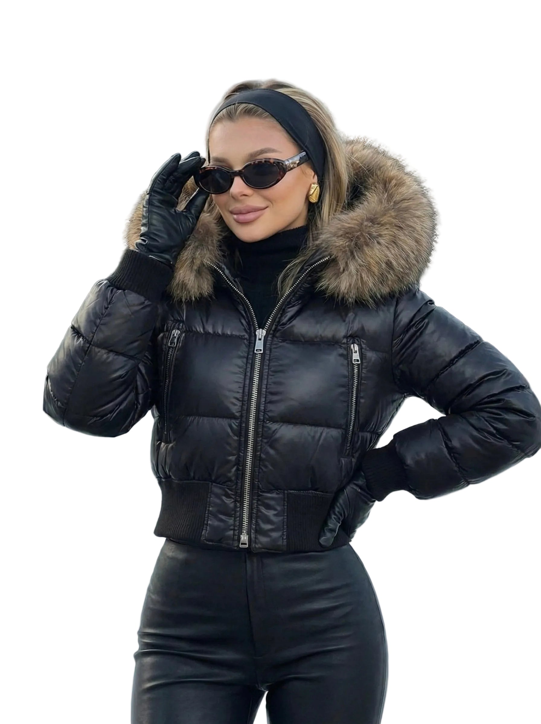 Savoy | Faux Fur Hooded Puffer Jacket