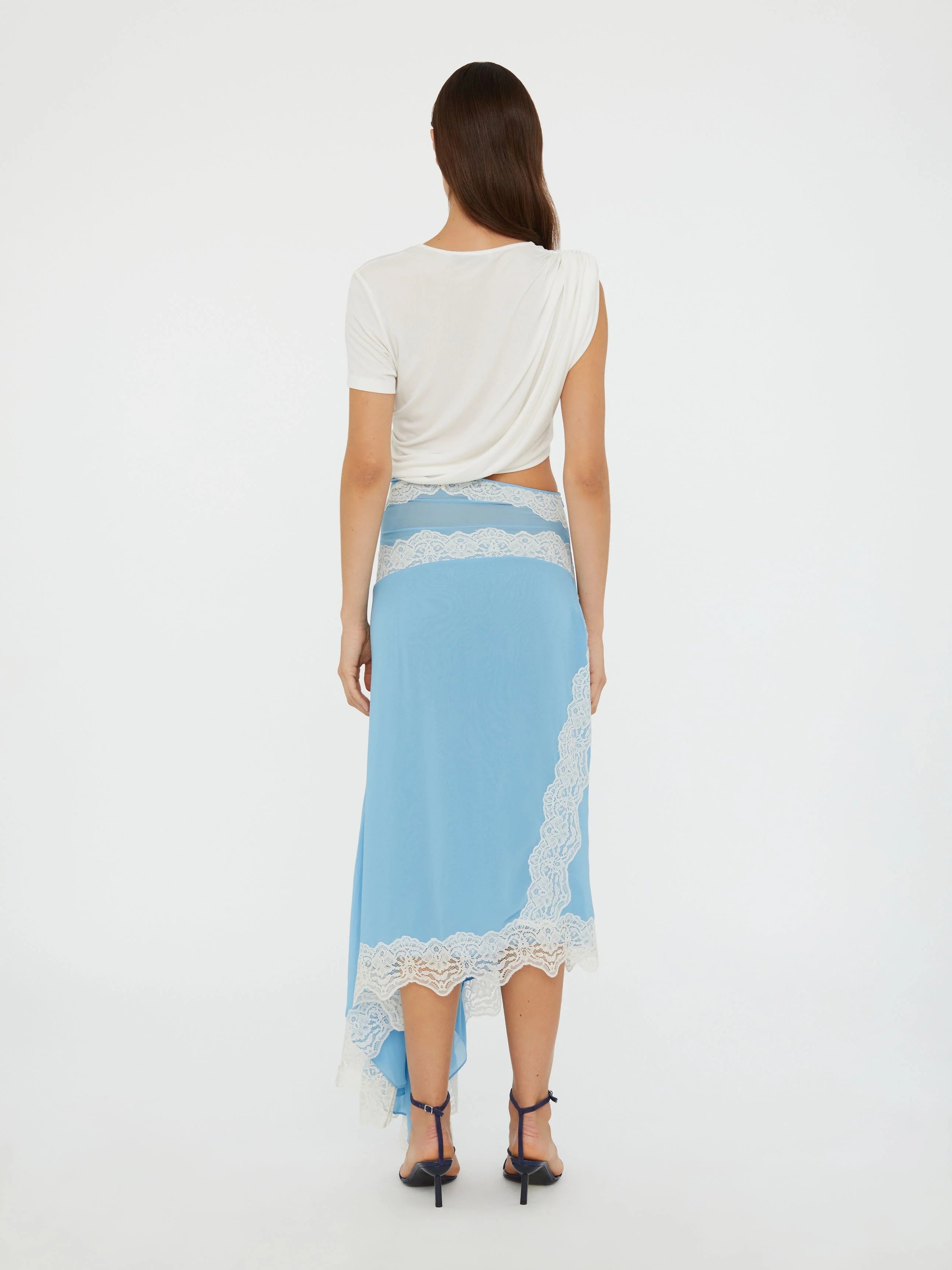 Alice | Midi dress with twisted blouse detail