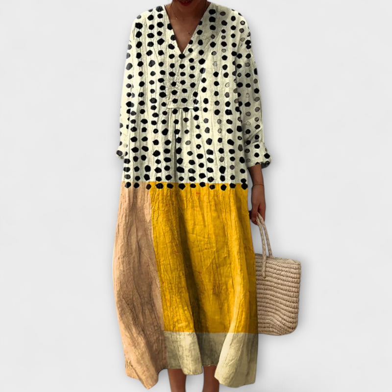 Frida — Klasické vzdušné šaty ze směsi bavlny