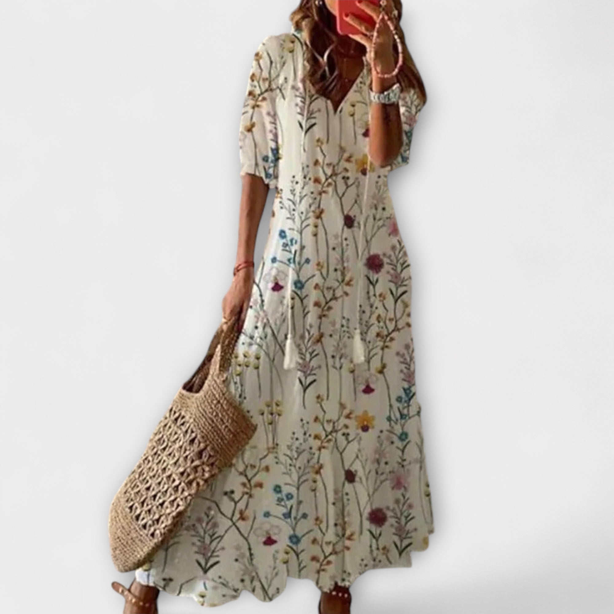 Anna — Bohemian Summer Dress with a Flowing Silhouette