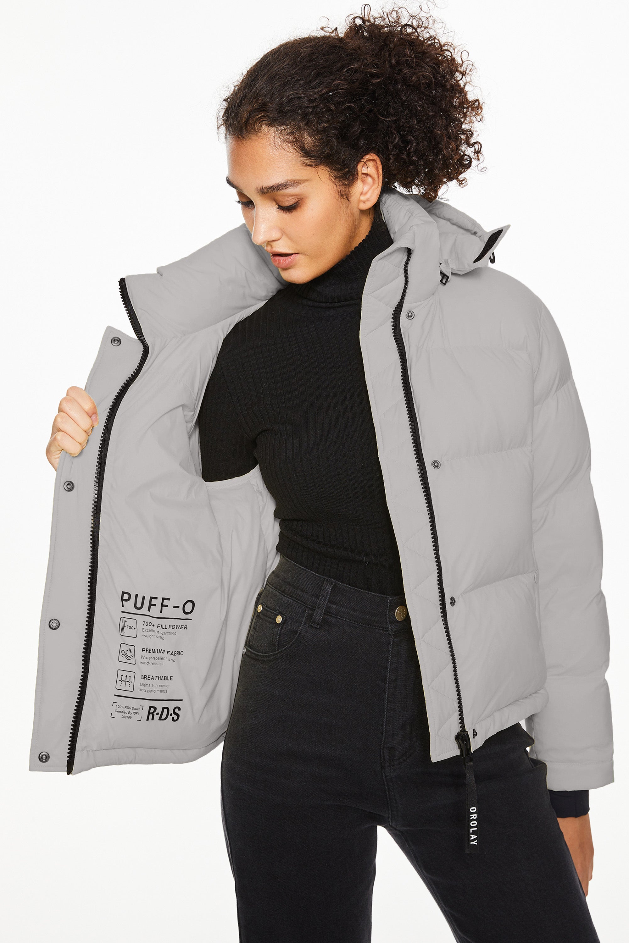 Beth - Aurora Cropped Thermal Down Puffer Jacket