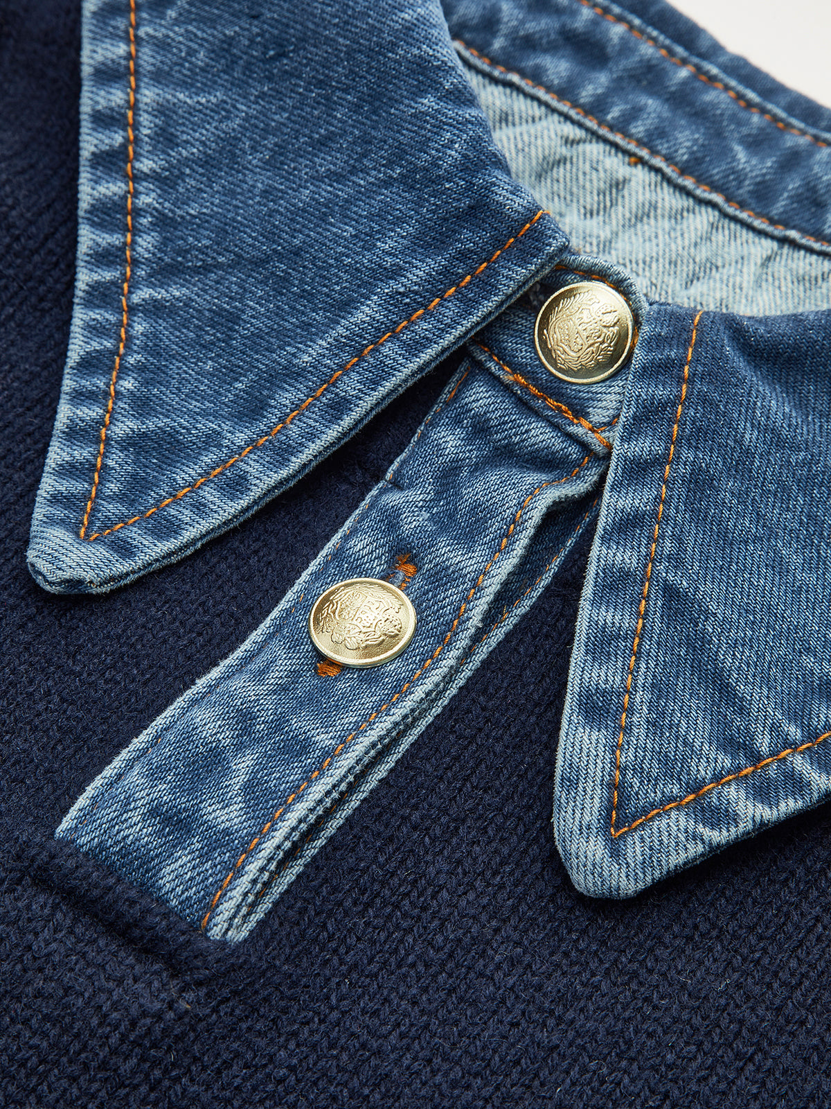 Tiffany | 2 in 1 Panel Lapel Sweater