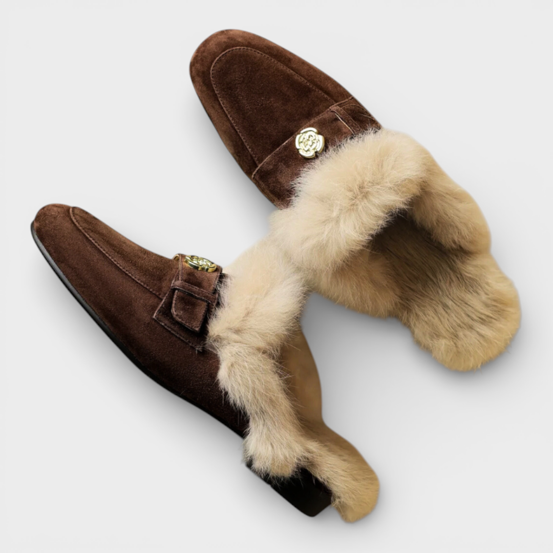 Harriet | Suede boots with fur