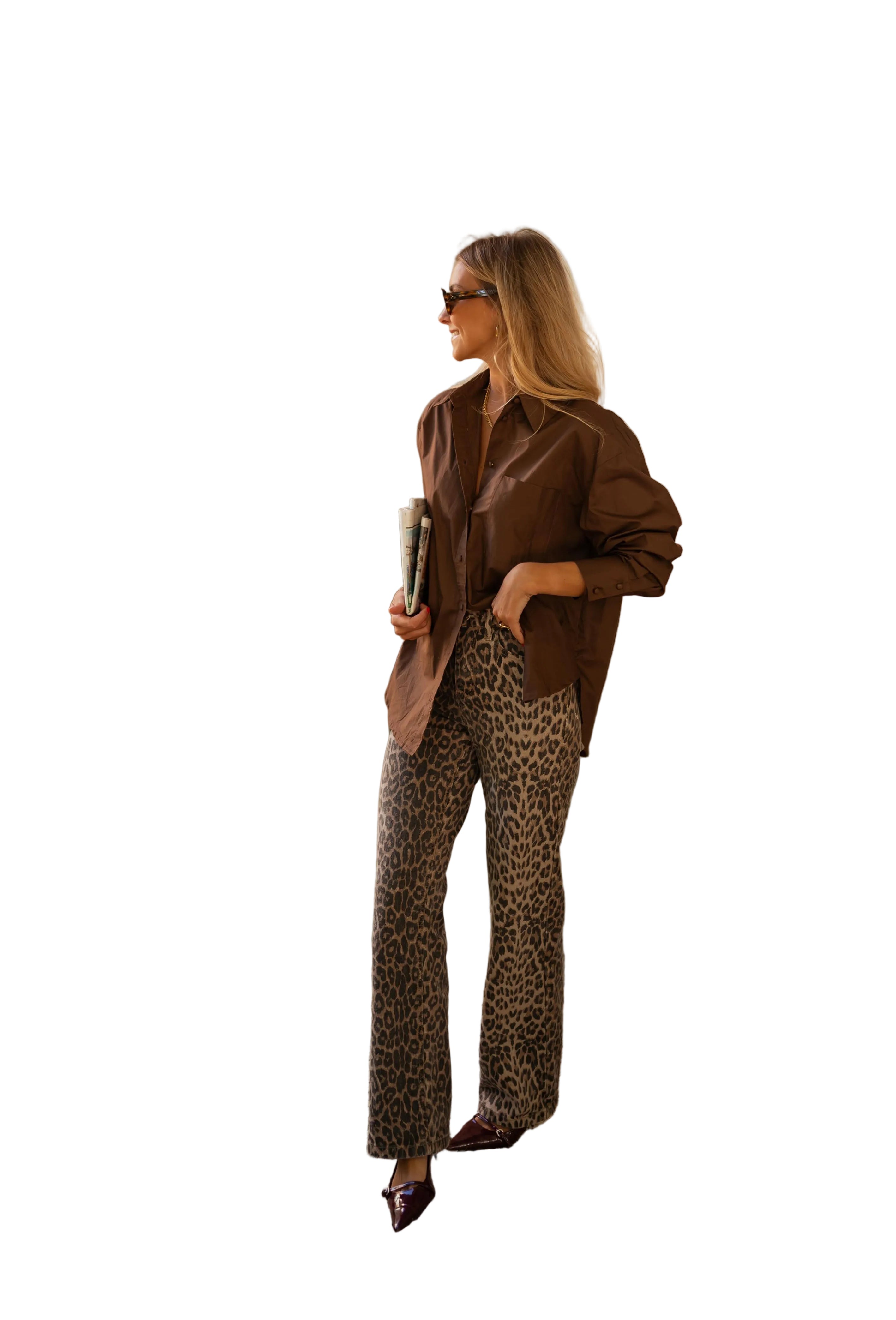 Steph | Leopard Max Jeans