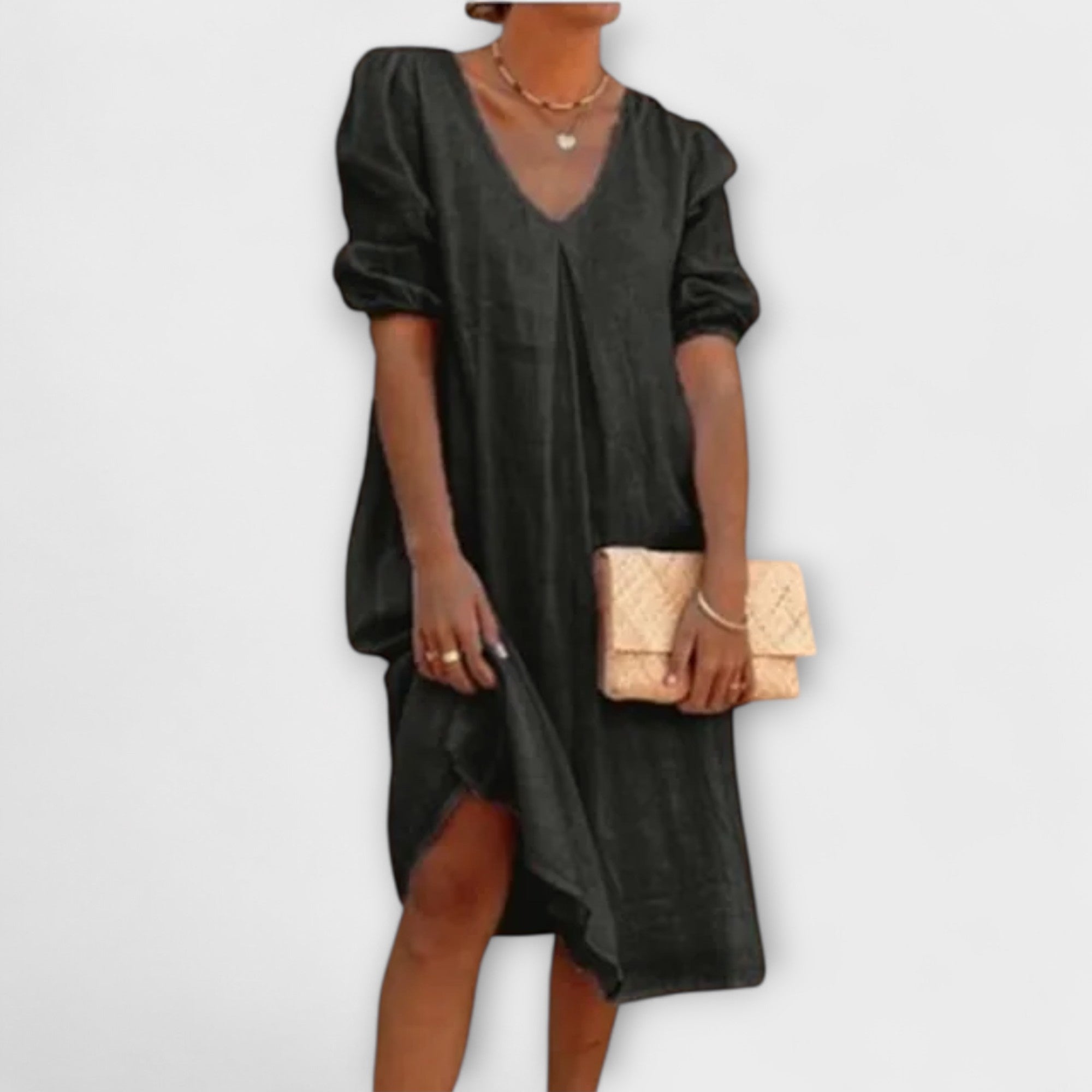 Fanny — Elegantní letní šaty s copánkovými detaily