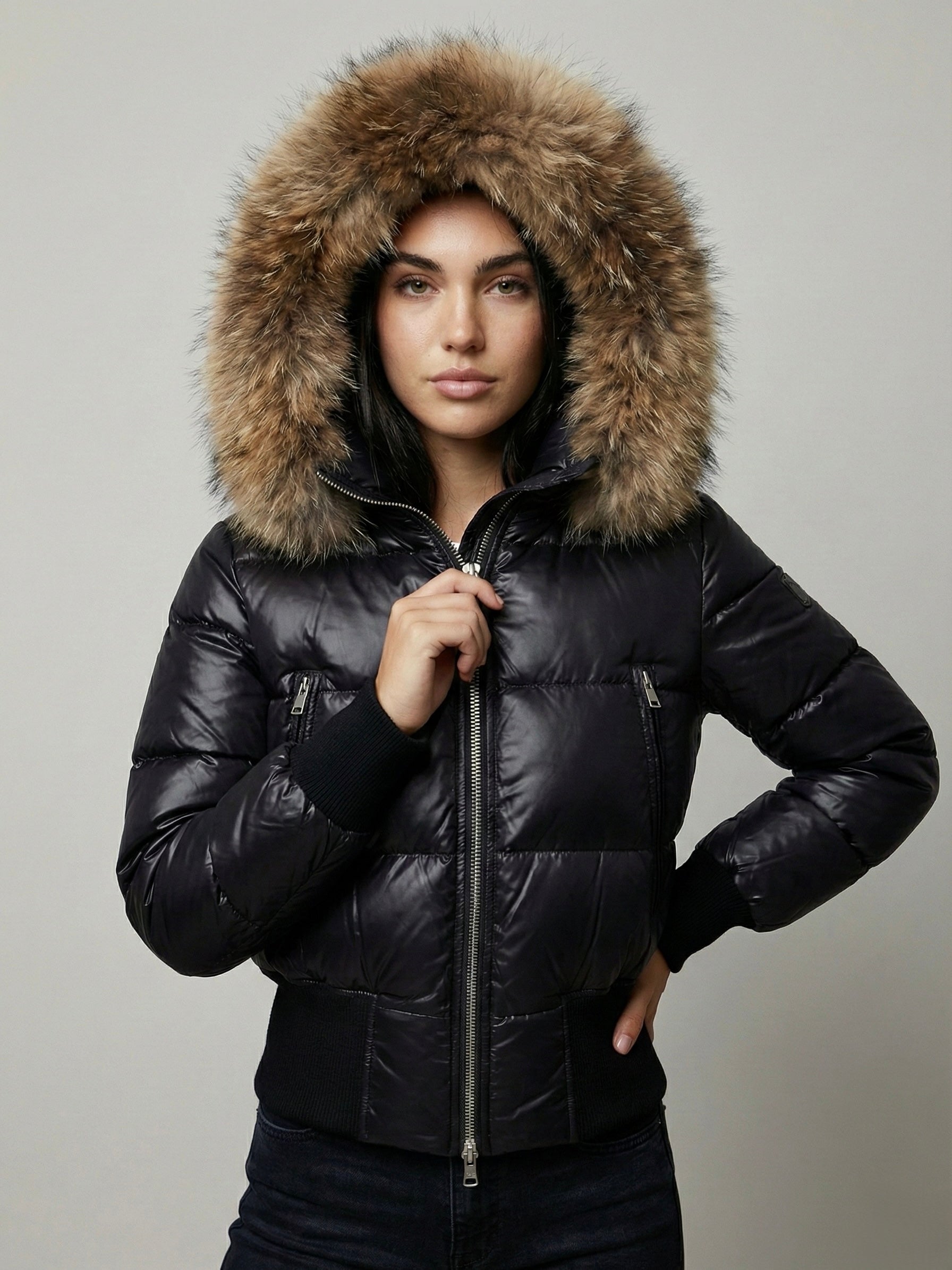 Savoy | Faux Fur Hooded Puffer Jacket