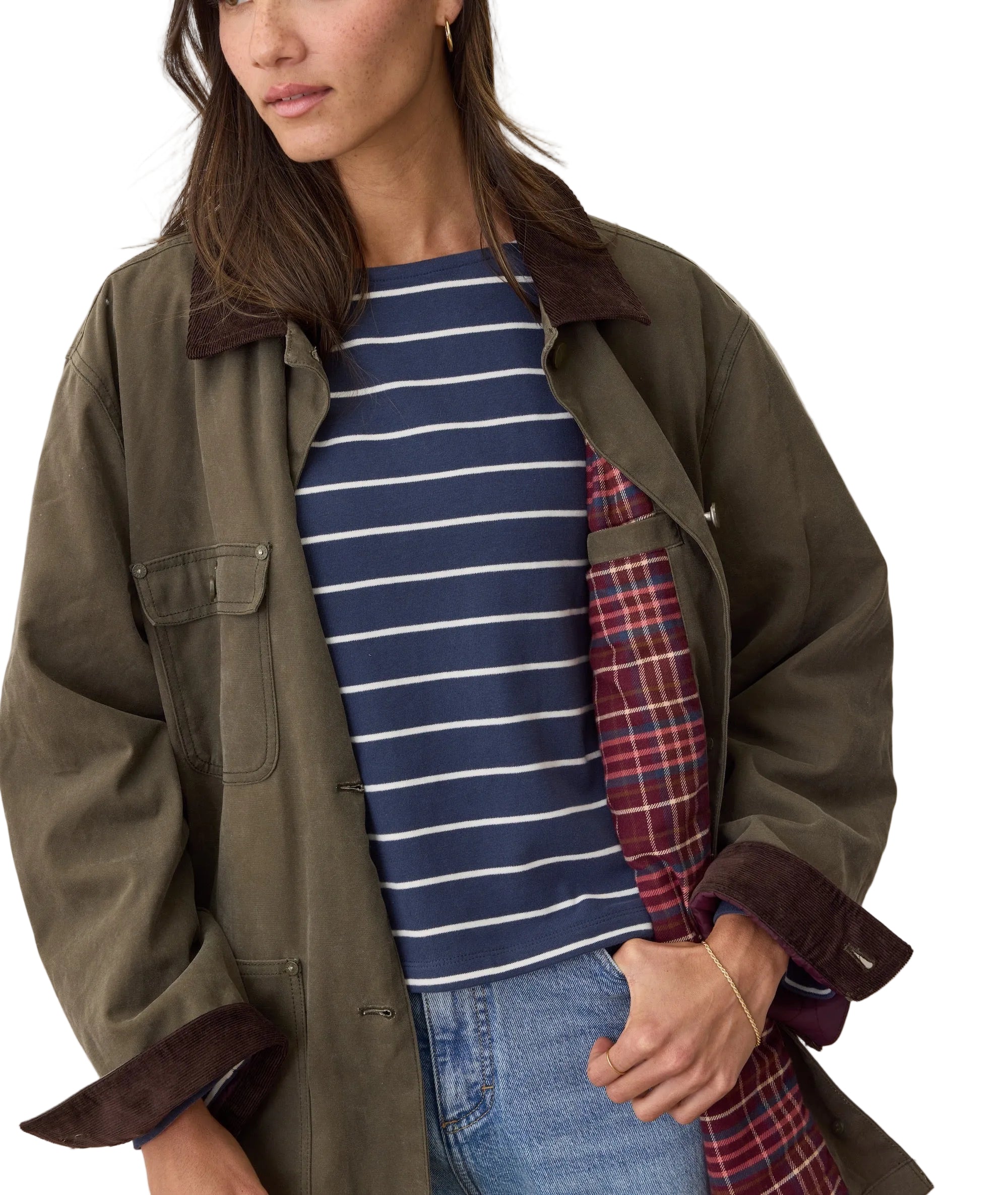Riley | Waxed Barn Jacket