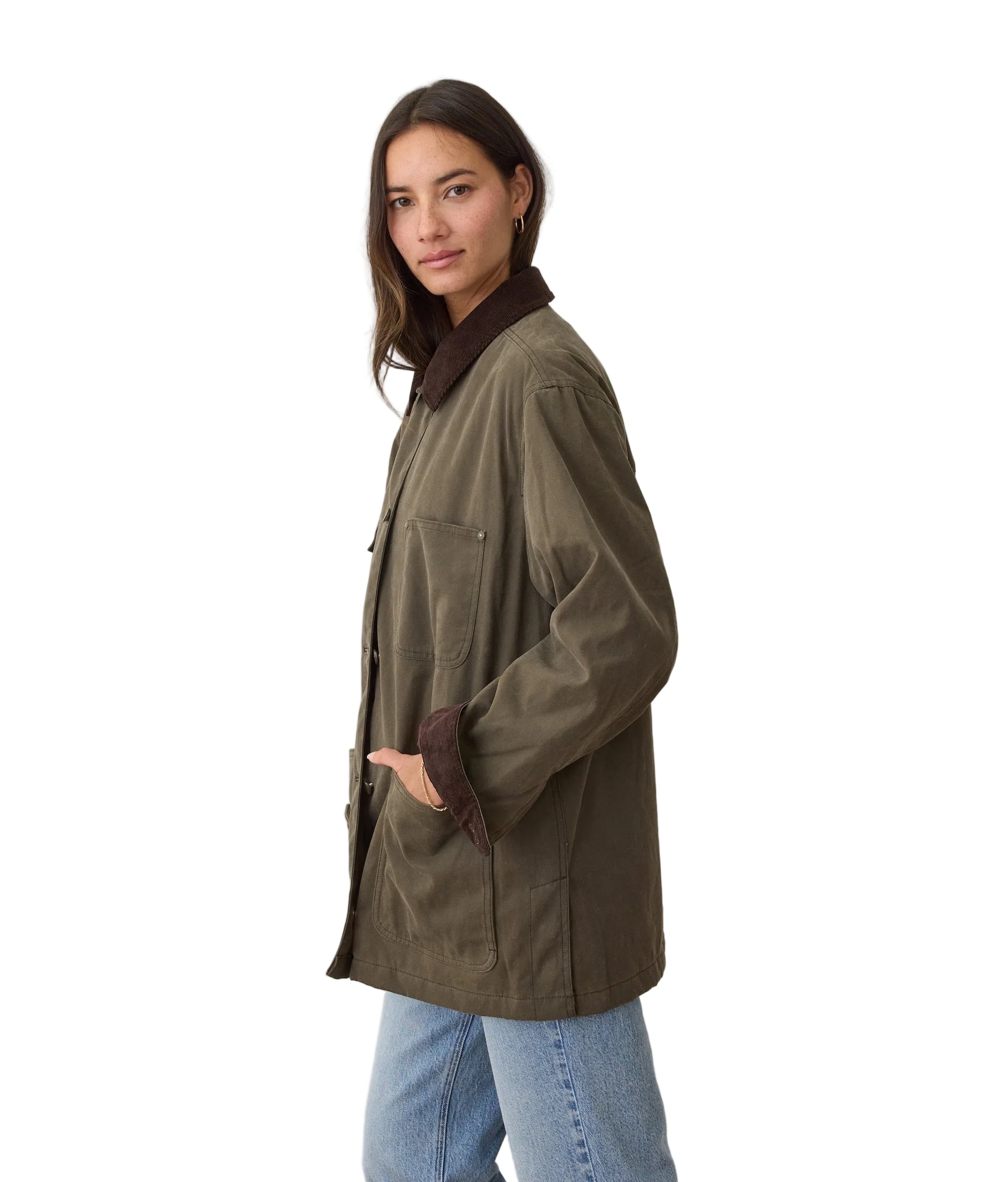 Riley | Waxed Barn Jacket