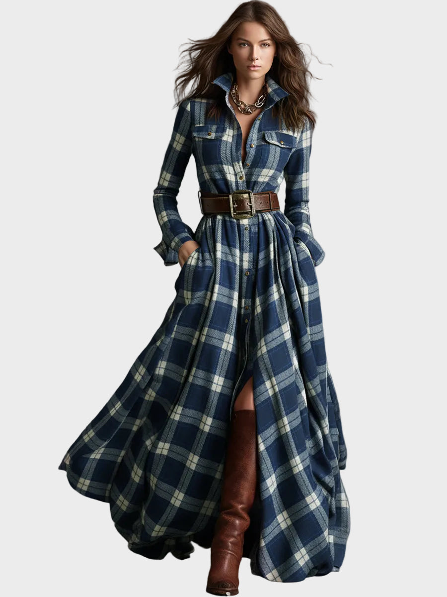 Scarlett | Belted Shirt Dress