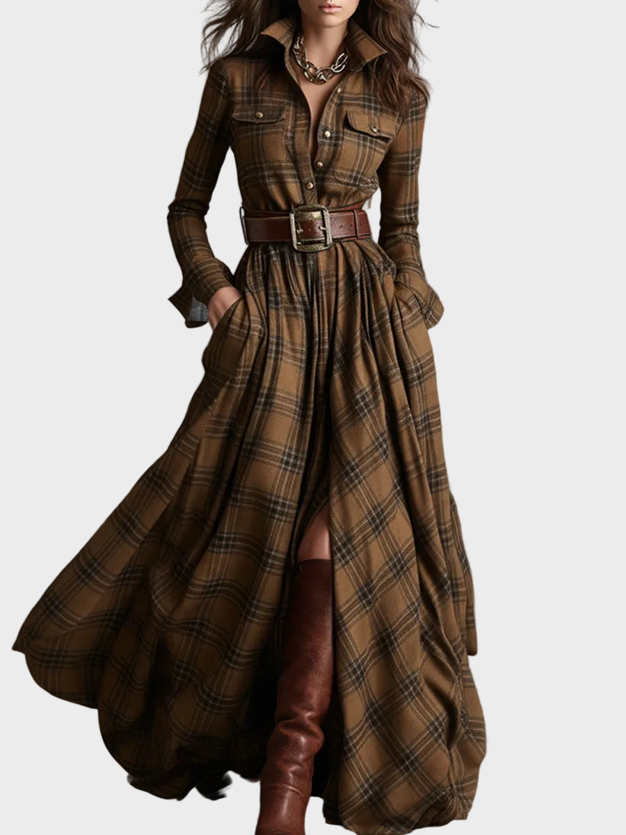 Scarlett | Belted Shirt Dress