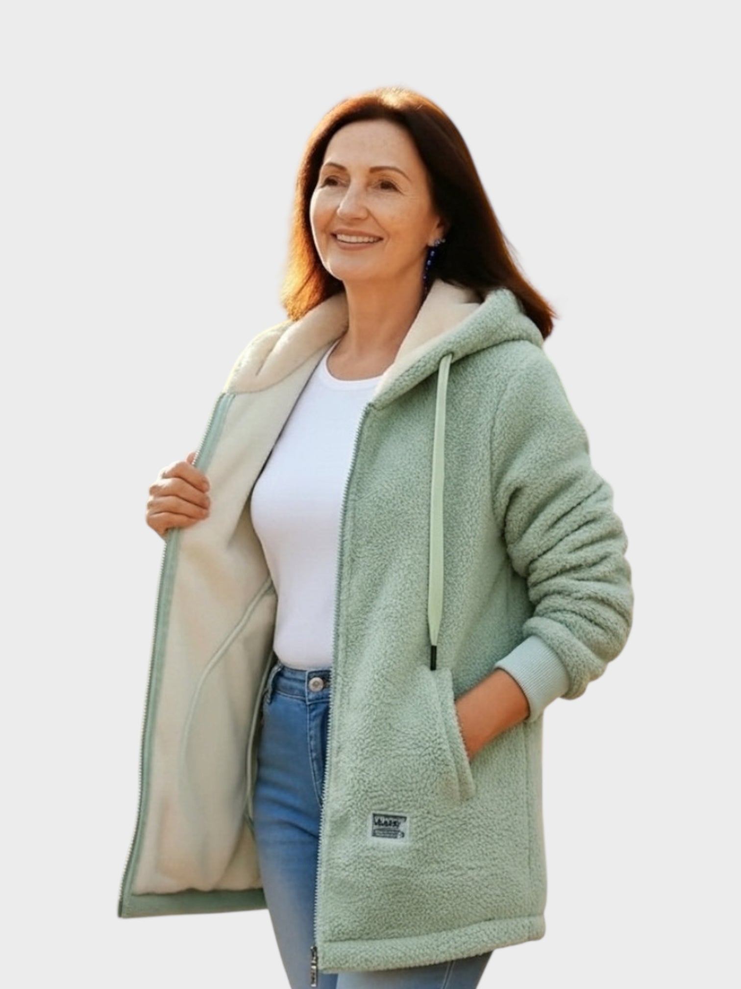 Denise - fleece cardigan