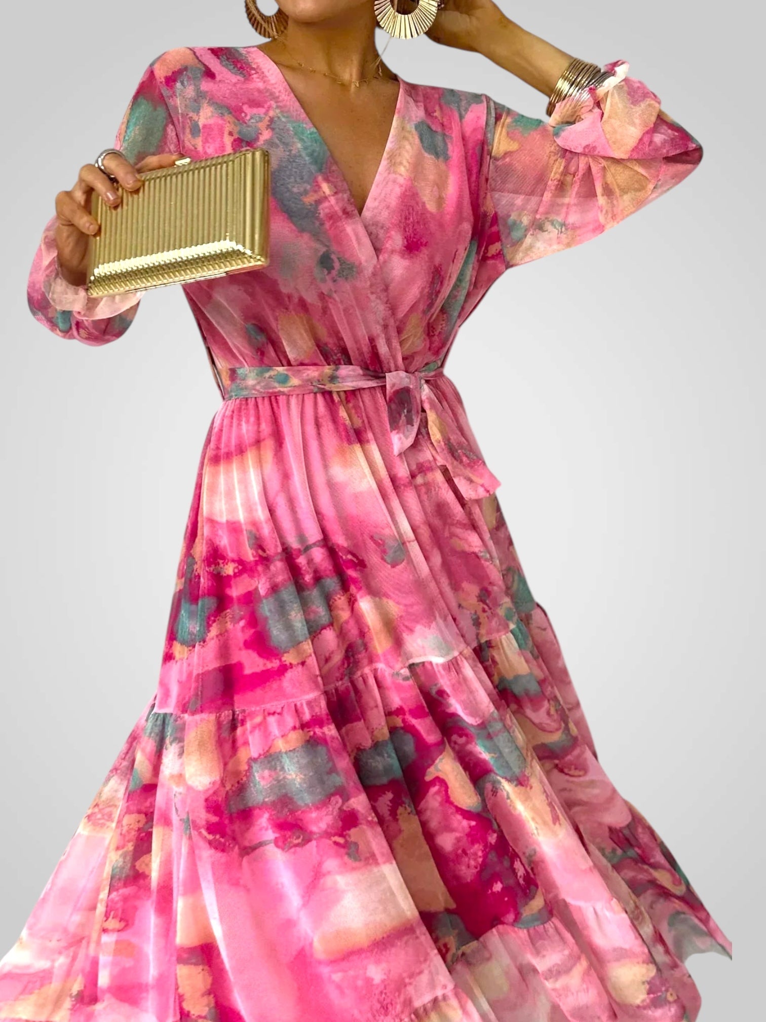 Vera | Dámské letní šaty s dlouhým rukávem