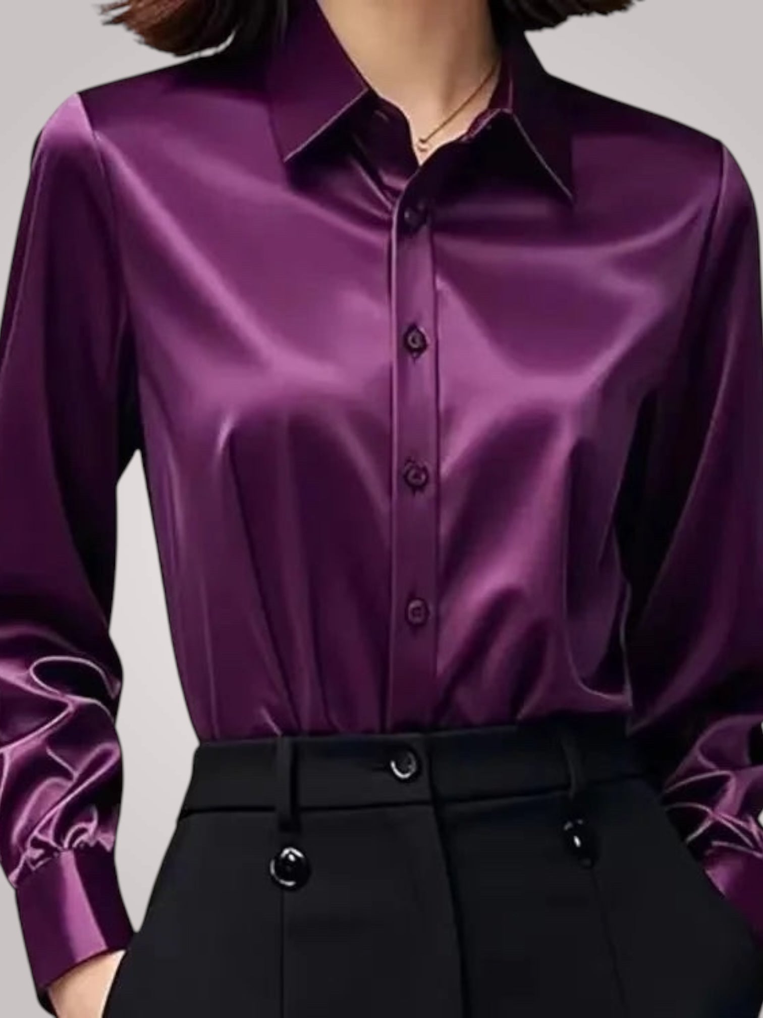 Elvir | Satin Blouse