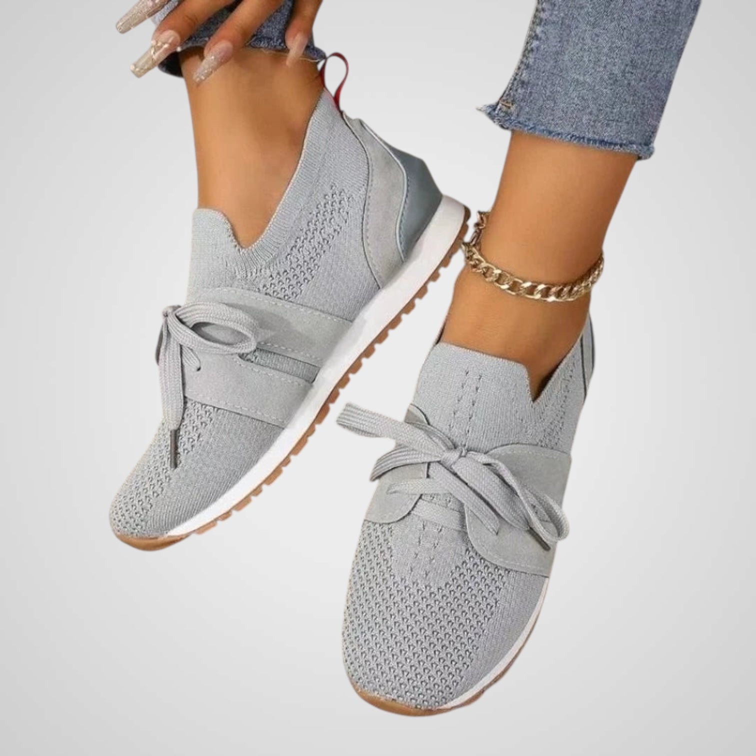 Gemma | Dámské síťované šněrovací boty pro ortopedické účely