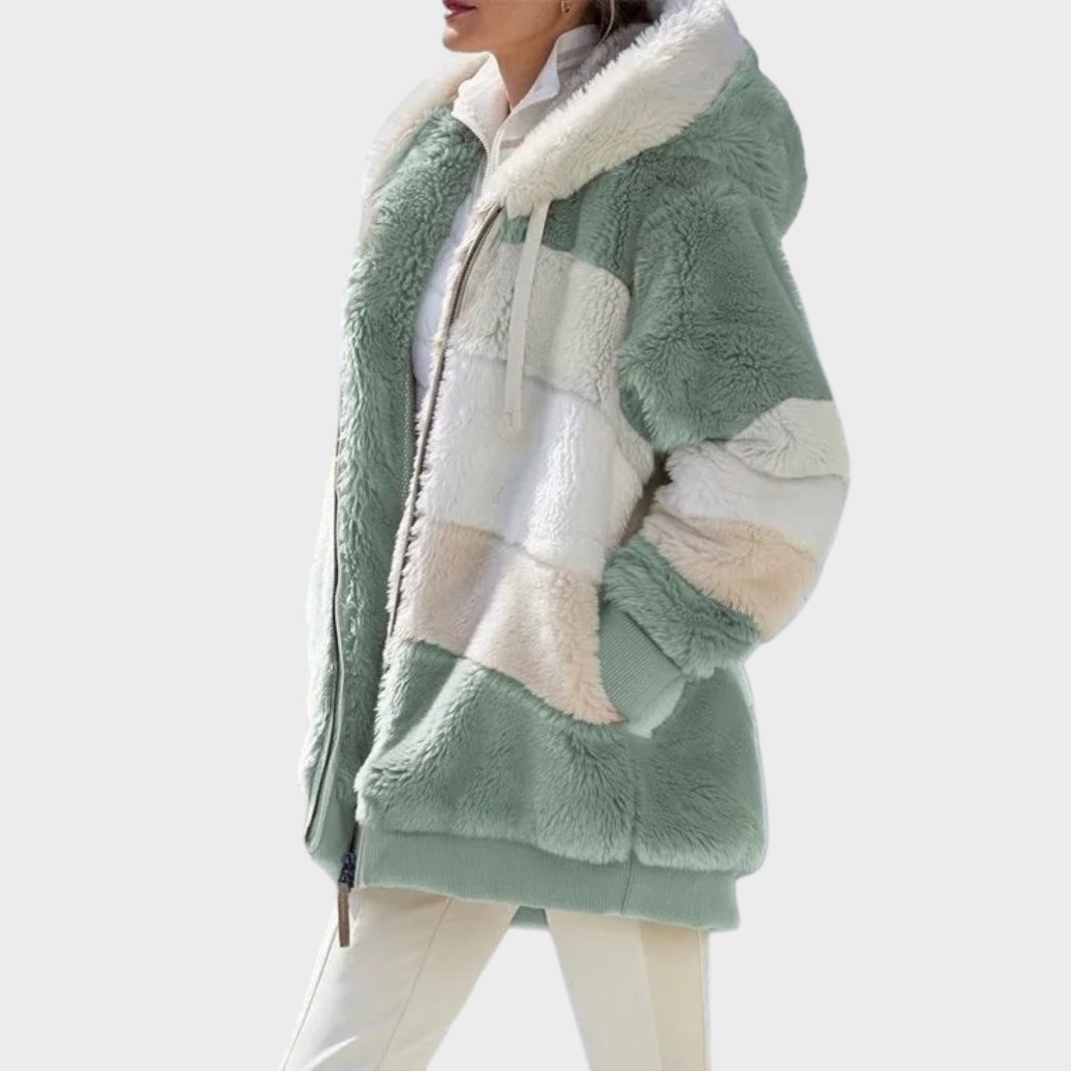 Andrea | Winter jacket with hood and zipper