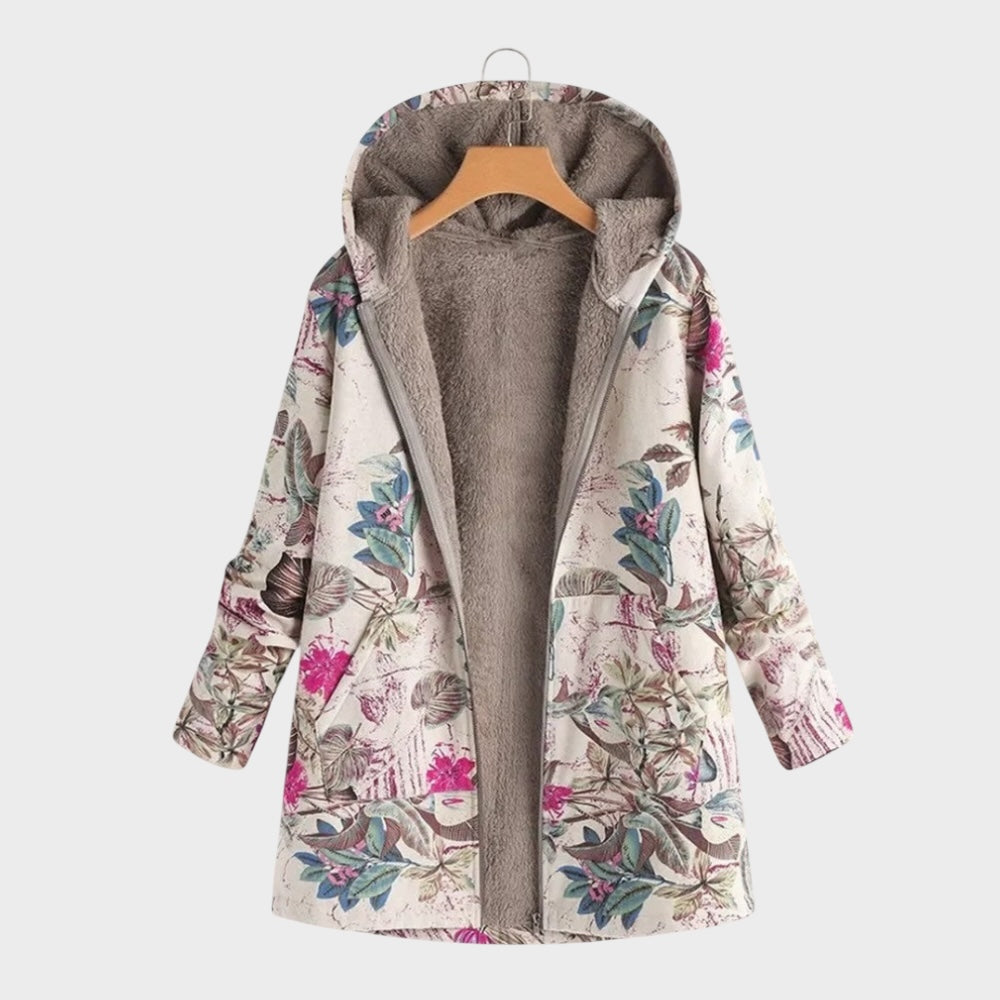 Camellia | Warm coat with fleece lining