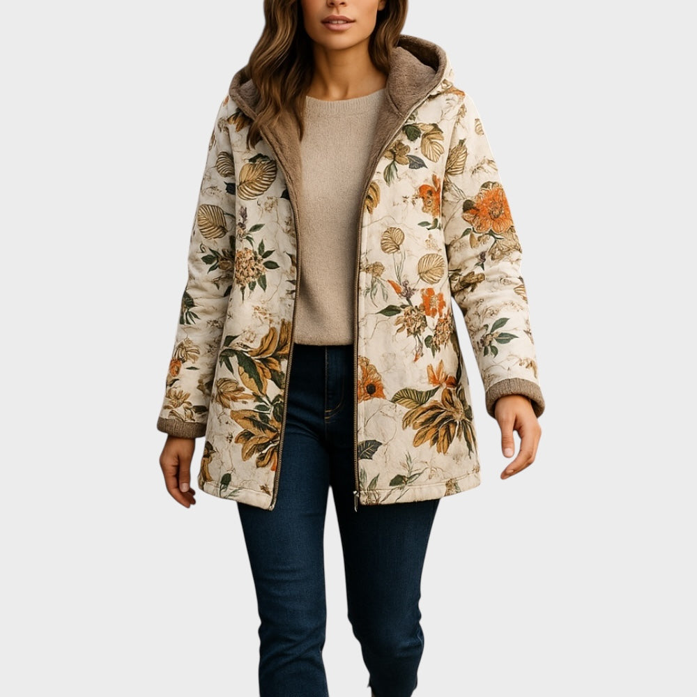 Camellia | Warm coat with fleece lining