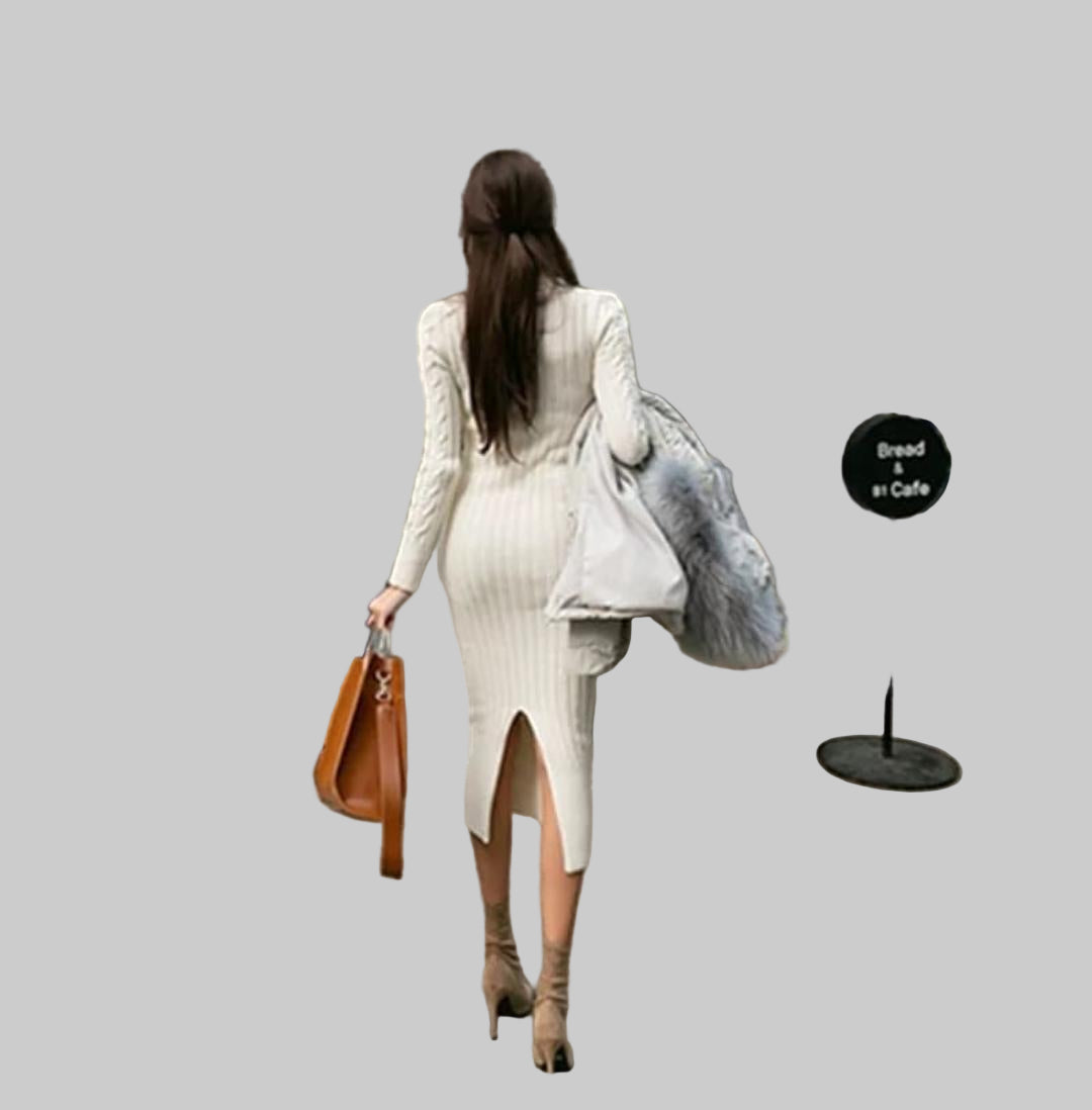 Luxusní pletené šaty Bradshaw