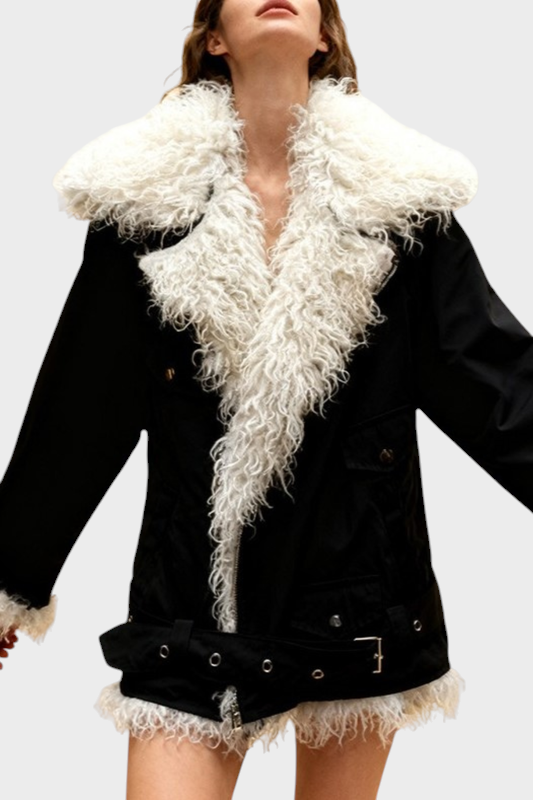 Malka | Coat With Fur Collar