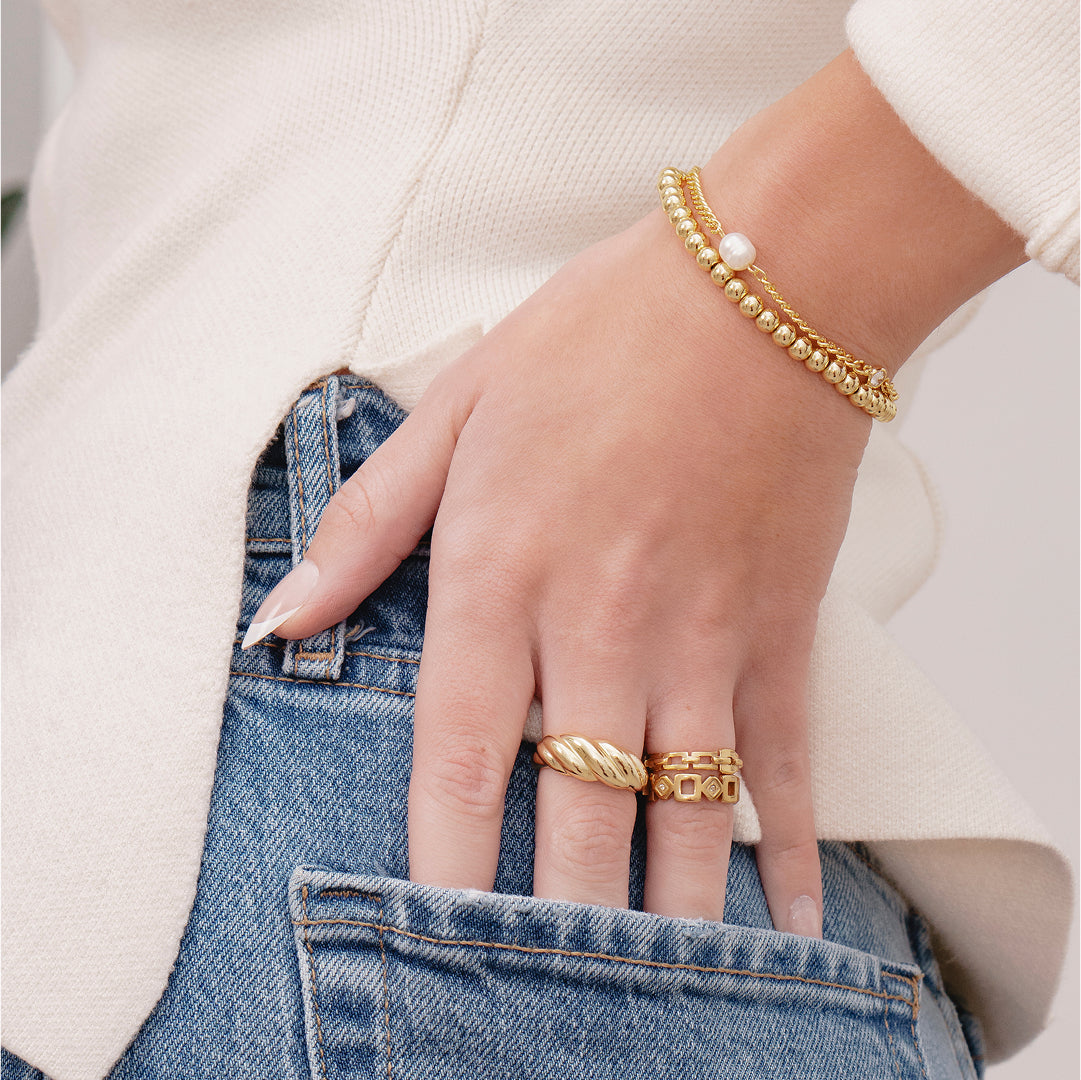 Mykonos Gold Bracelet