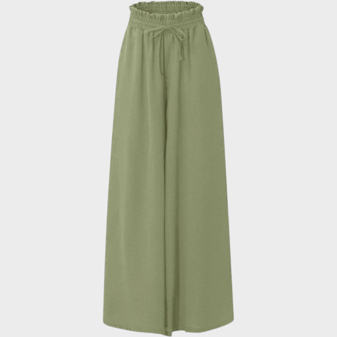 Tory | High-Waist Wide-Leg Ice Silk Pant