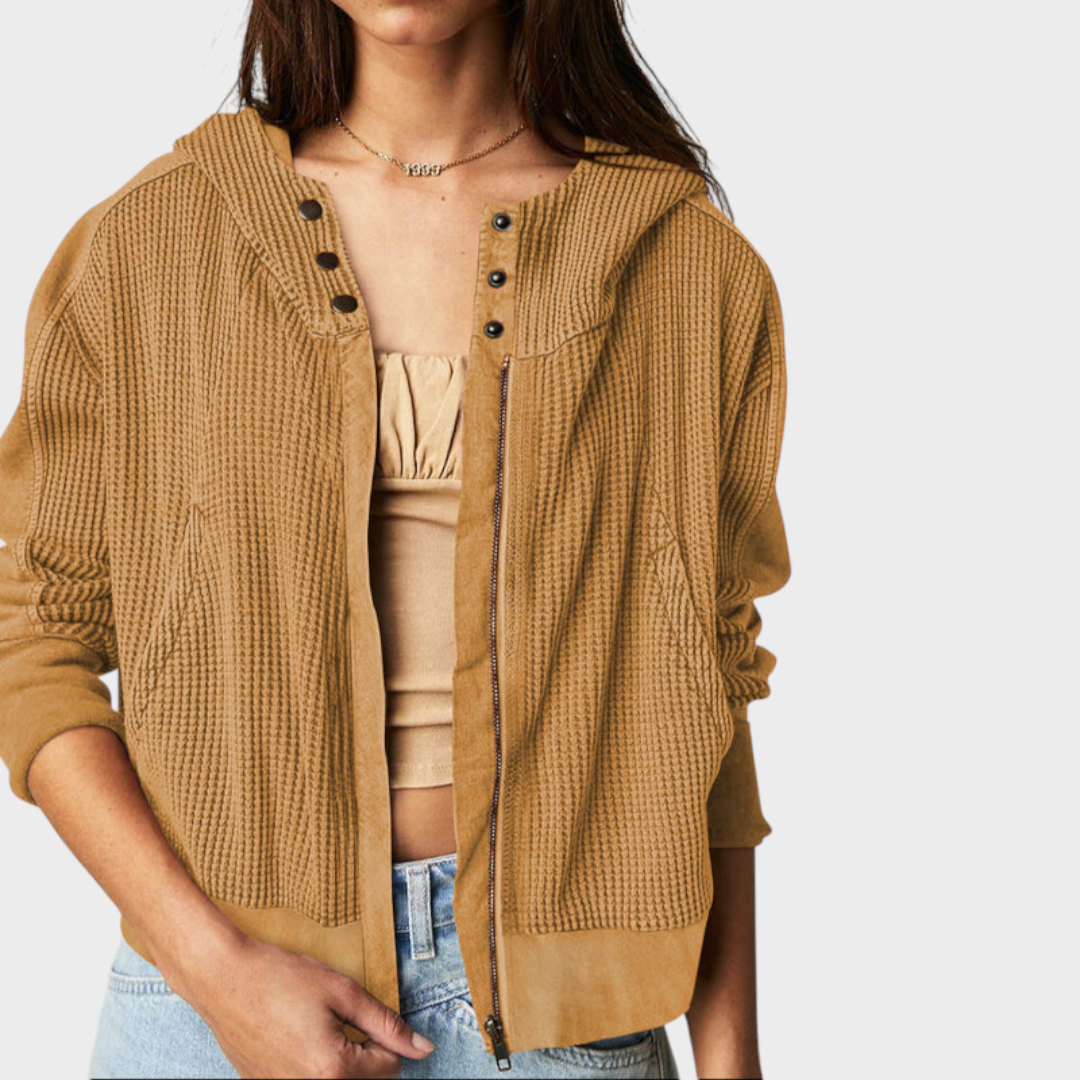 Alyssa | Valona Waffle Sweatshirt