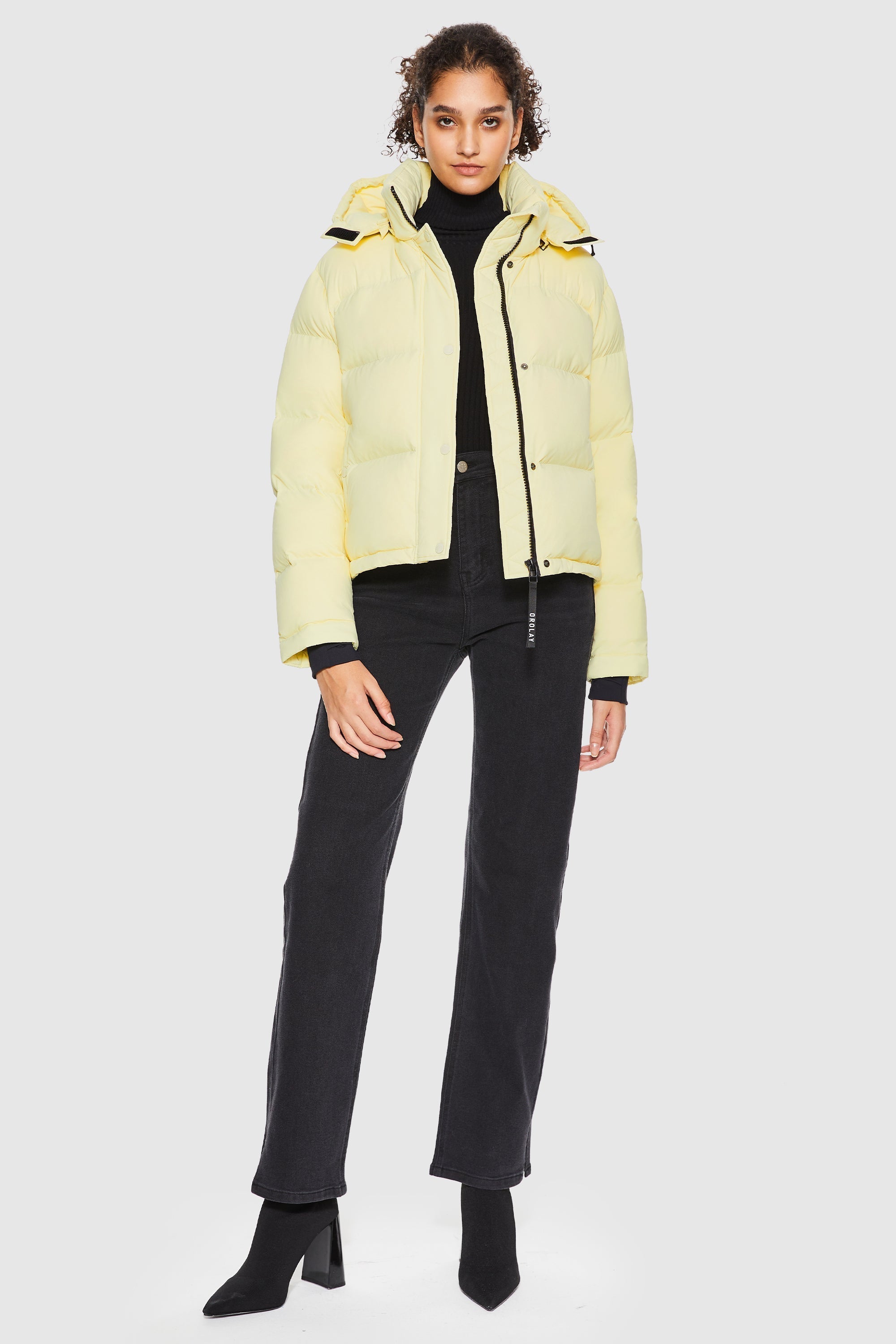Beth - Aurora Cropped Thermal Down Puffer Jacket